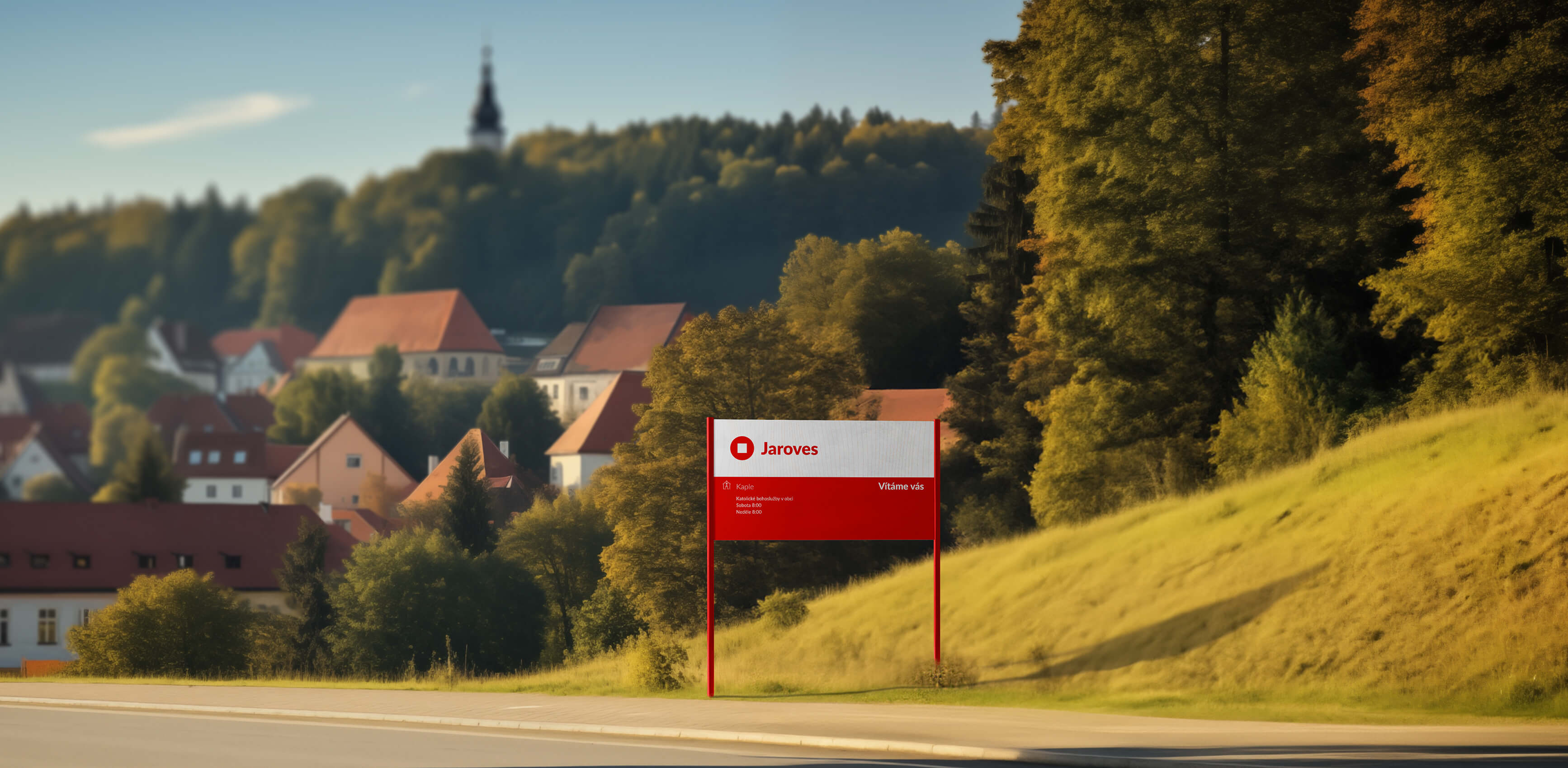 Vytvořili jsme zcela nový symbol obce, vizuální styl a sadu šablon